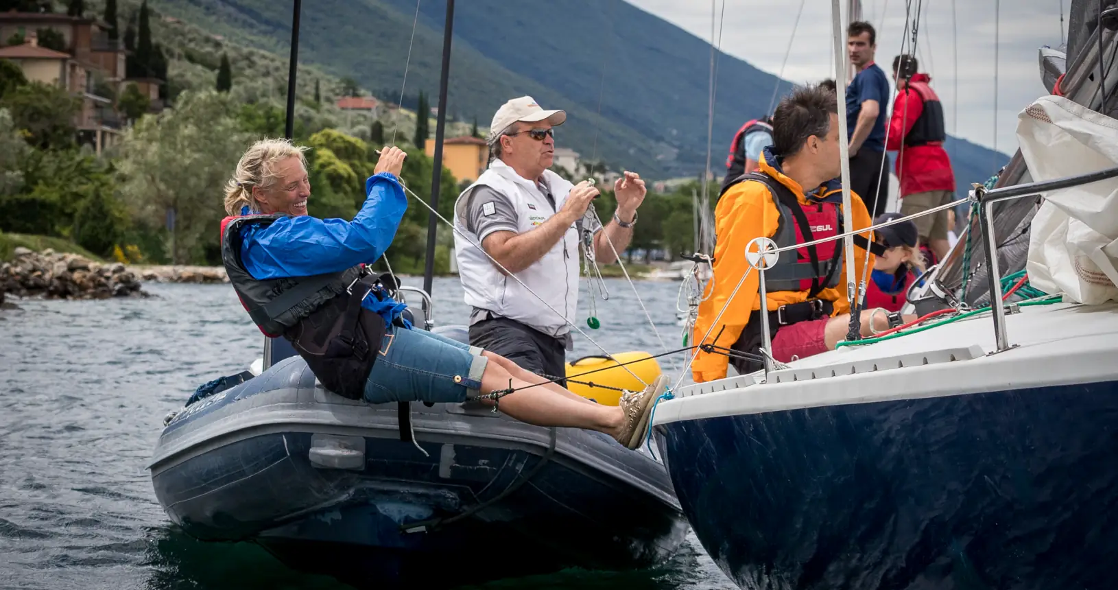 Trapeze Course on Asso99 Regatta Yacht on Lake Garda