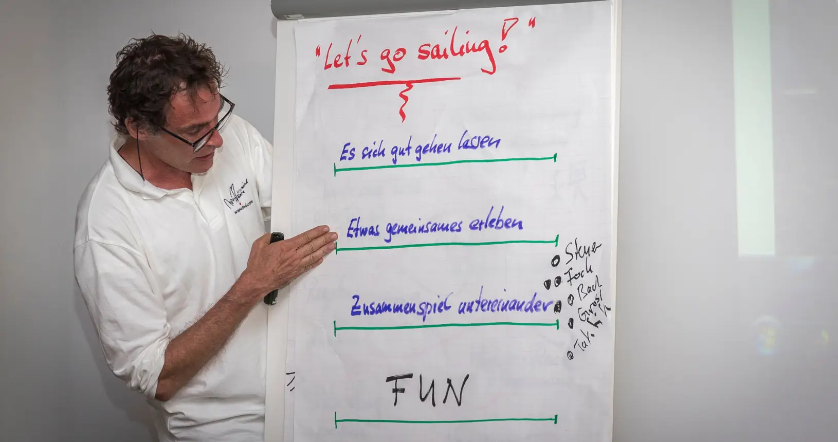 Sailing Briefing and Teambuilding on Incentive program in Malcesine