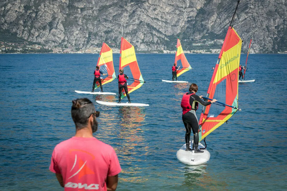 Windsurf Corso per principianti sul Lago di Garda VDWS